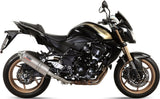 Non-Catalytic Exhaust Tip With Sound Certification Oval Stainless Steel - Mivv Compatible With Kawasaki Z 750 R (2011-2014)