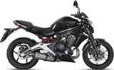 Complete Catalytic Exhaust System With Sound Certification Suono Stainless Steel Carbon - Mivv Compatible With Kawasaki Er-6 N (2012-2016)