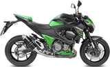 Système D'Échappement Homologué Au Niveau Sonore Gp Acier Noir - Mivv Compatible Avec Kawasaki Z 800 (2013-2016)