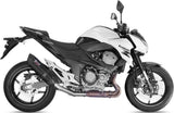 Système D'Échappement Homologué Au Niveau Sonore Suono Acier Noir Carbon - Mivv Compatible Avec Kawasaki Z 800 E (2013-2016)