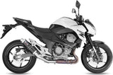 Système D'Échappement Homologué Au Niveau Sonore Gp Acier Noir - Mivv Compatible Avec Kawasaki Z 800 E (2013-2016)