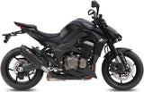 Double Sortie D'Échappement Homologuée Au Niveau Sonore Suono Acier Noir Carbon - Mivv Compatible Avec Kawasaki Z 1000 (2014-2020)