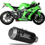 Système D'Échappement Homologué Au Niveau Sonore Mk3 Carbon - Mivv Compatible Avec Kawasaki Zx 10R - Rr - Se (2016-2024)