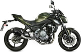 Système D'Échappement Complet Avec Catalyseur Et Homologation Acoustique Gppro Acier Noir - Mivv Compatible Avec Kawasaki Z 650 (2017-2023)