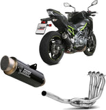 Système D'Échappement Complet Sans Catalyseur Et Homologué Au Niveau Sonore Gppro Carbon - Mivv Compatible Avec Kawasaki Z 900 (2017-2024)