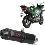 Système D'Échappement Homologué Au Niveau Sonore Oval Carbon Carbon - Mivv Compatible Avec Kawasaki Versys 1000 (2019-2024)