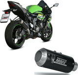 Système D'Échappement Non Catalysé Et Sans Homologation Acoustique Mk3 Carbon - Mivv Compatible Avec Kawasaki Zx 6R 636 (2019-2020)