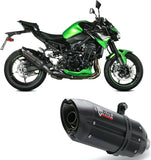 Système D'Échappement Homologué Au Niveau Sonore Suono Acier Noir Carbon - Mivv Compatible Avec Kawasaki Z 900 (2020-2024)