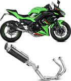 Système D'Échappement Complet Avec Catalyseur Et Homologation Acoustique Gppro Carbon - Mivv Compatible Avec Kawasaki Ninja 650 (2024)