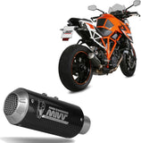 Système D'Échappement Homologué Au Niveau Sonore Mk3 Carbon - Mivv Compatible Avec Ktm Duke 1290 (2014-2019)