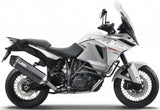 Système D'Échappement Homologué Au Niveau Sonore Speed Edge Acier Noir Carbon - Mivv Compatible Avec Ktm 1190 Adventure (2013-2016)