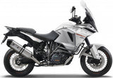 Exhaust Tip With Noise Certification Speed Edge Stainless Steel Carbon - Mivv Compatible With Ktm 1290 Adventure (2015-2020)