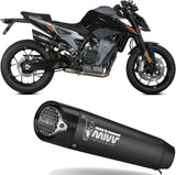 Système D'Échappement Homologué Au Niveau Sonore X-M5 Acier Noir Carbon - Mivv Compatible Avec Ktm 890 Duke (2020-2024)