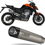 Exhaust Tip With Noise Certification X-M5 Titanium Carbon - Mivv Compatible With Ktm 890 Duke (2020-2024)
