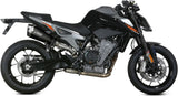 Système D'Échappement Homologué Au Niveau Sonore Delta Race Acier Noir Carbon - Mivv Compatible Avec Ktm 790 Duke (2018-2020)