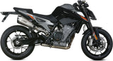 Système D'Échappement Homologué Au Niveau Sonore Delta Race Acier Carbon - Mivv Compatible Avec Ktm 790 Duke (2018-2020)