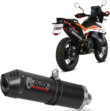 Système D'Échappement Homologué Au Niveau Sonore Oval Carbon Carbon - Mivv Compatible Avec Ktm 790 Adventure (2019-2020)