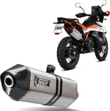 Système D'Échappement Homologué Au Niveau Sonore Speed Edge Acier Carbon - Mivv Compatible Avec Ktm 790 Adventure (2019-2020)