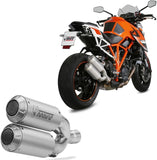 Double Sortie D'Échappement Homologuée Au Niveau Sonore Mk3 Acier - Mivv Compatible Avec Ktm Duke 1290 (2014-2019)