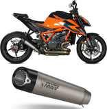 Exhaust Tip With Noise Certification X-M5 Titanium Carbon - Mivv Compatible With Ktm Duke 1290 (2020-2024)