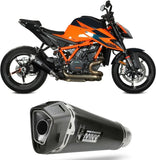 Système D'Échappement Homologué Au Niveau Sonore Delta Race Carbon Carbon - Mivv Compatible Avec Ktm Duke 1290 (2020-2024)