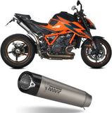 Double Sortie D'Échappement Homologuée Au Niveau Sonore X-M5 Titanium Carbon - Mivv Compatible Avec Ktm Duke 1290 (2020-2024)