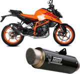 Système D'Échappement Homologué Au Niveau Sonore Gppro Carbon - Mivv Compatible Avec Ktm 390 Duke (2024)