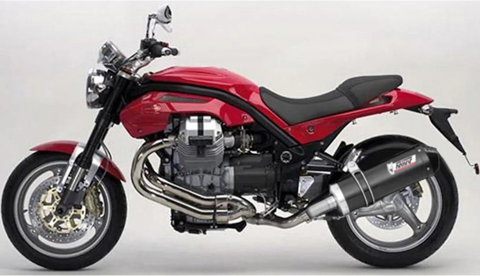 Système D'Échappement Catalytique Avec Homologation Acoustique Oval Carbon Carbon - Mivv Compatible Avec Moto Guzzi Griso 1200 (2007-2016)