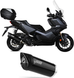 Système D'Échappement Catalytique Avec Homologation Acoustique Mover Acier Noir - Mivv Compatible Avec Honda Adv 350 (2022-2024)