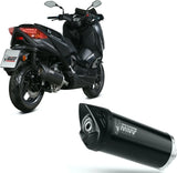 Système D'Échappement Catalytique Avec Homologation Acoustique Mover Acier Noir - Mivv Compatible Avec Yamaha X-Max 300 (2017-2020)