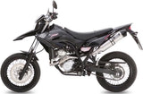 Système D'Échappement Homologué Au Niveau Sonore Oval Acier Carbon - Mivv Compatible Avec Yamaha Wr 125 R (2009-2016)