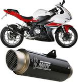Système D'Échappement Homologué Au Niveau Sonore Gppro Carbon - Mivv Compatible Avec Benelli Bn 302 R (2017-2020)