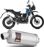 Système D'Échappement Catalytique Avec Homologation Acoustique Dakar Acier - Mivv Compatible Avec Royal Enfield Himalayan (2021-2023)