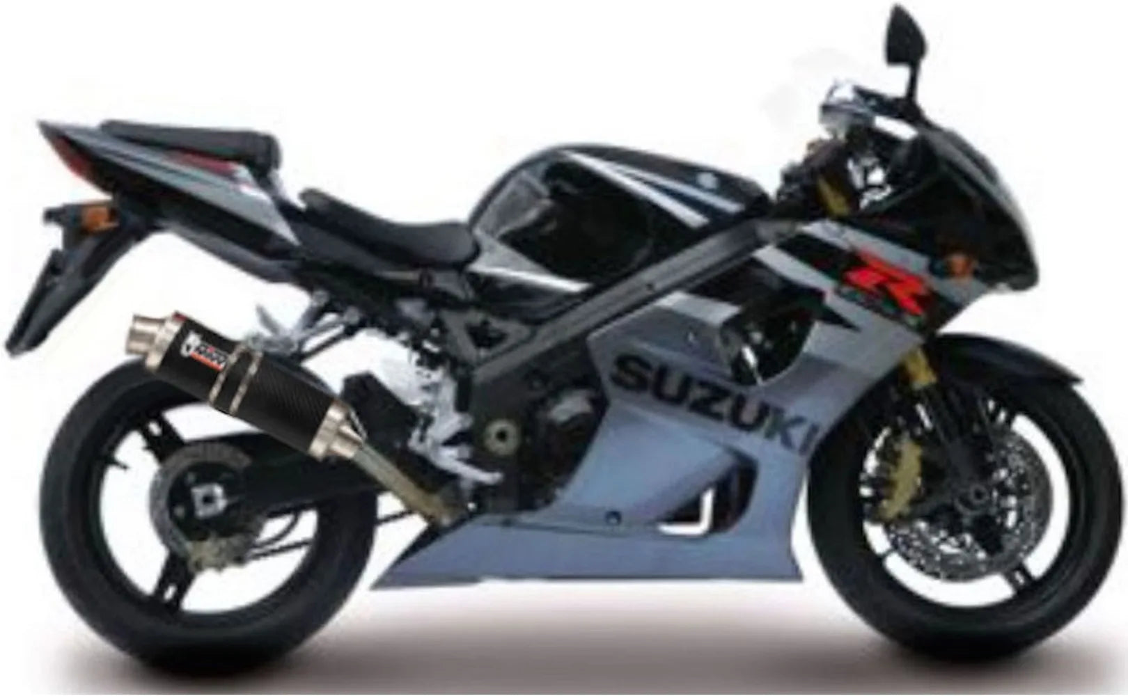 Système D'Échappement Homologué Au Niveau Sonore Gp Carbon - Mivv Compatible Avec Suzuki Gsx-R 1000 (2003-2004)