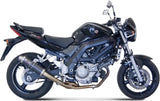 Système D'Échappement Catalytique Avec Homologation Acoustique Gp Carbon - Mivv Compatible Avec Suzuki Sv 650 (2004-2015)