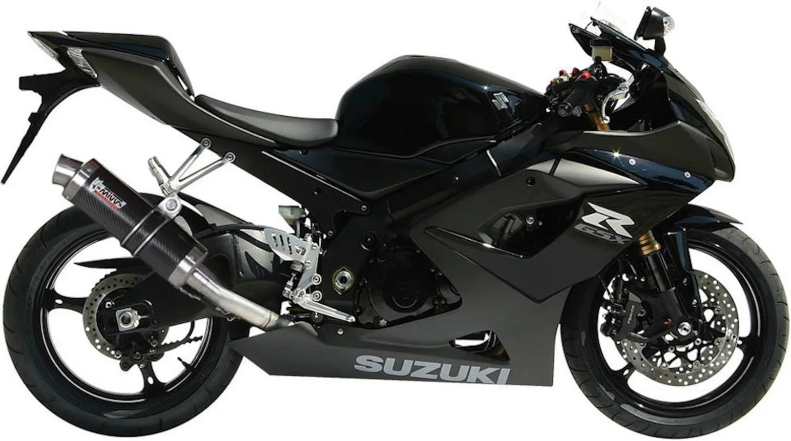 Système D'Échappement Homologué Au Niveau Sonore Gp Carbon - Mivv Compatible Avec Suzuki Gsx-R 1000 (2005-2006)
