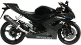 Système D'Échappement Homologué Au Niveau Sonore Oval Carbon Carbon - Mivv Compatible Avec Suzuki Gsx-R 1000 (2005-2006)