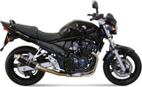Système D'Échappement Homologué Au Niveau Sonore Gp Acier Noir - Mivv Compatible Avec Suzuki Gsf 650 Bandit (2005-2006)