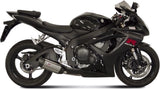 Système D'Échappement Catalytique Avec Homologation Acoustique Suono Acier Carbon - Mivv Compatible Avec Suzuki Gsx-R 750 (2006-2007)