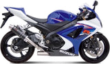 Double Sortie D'Échappement Homologuée Au Niveau Sonore Gp Carbon - Mivv Compatible Avec Suzuki Gsx-R 1000 (2007-2008)