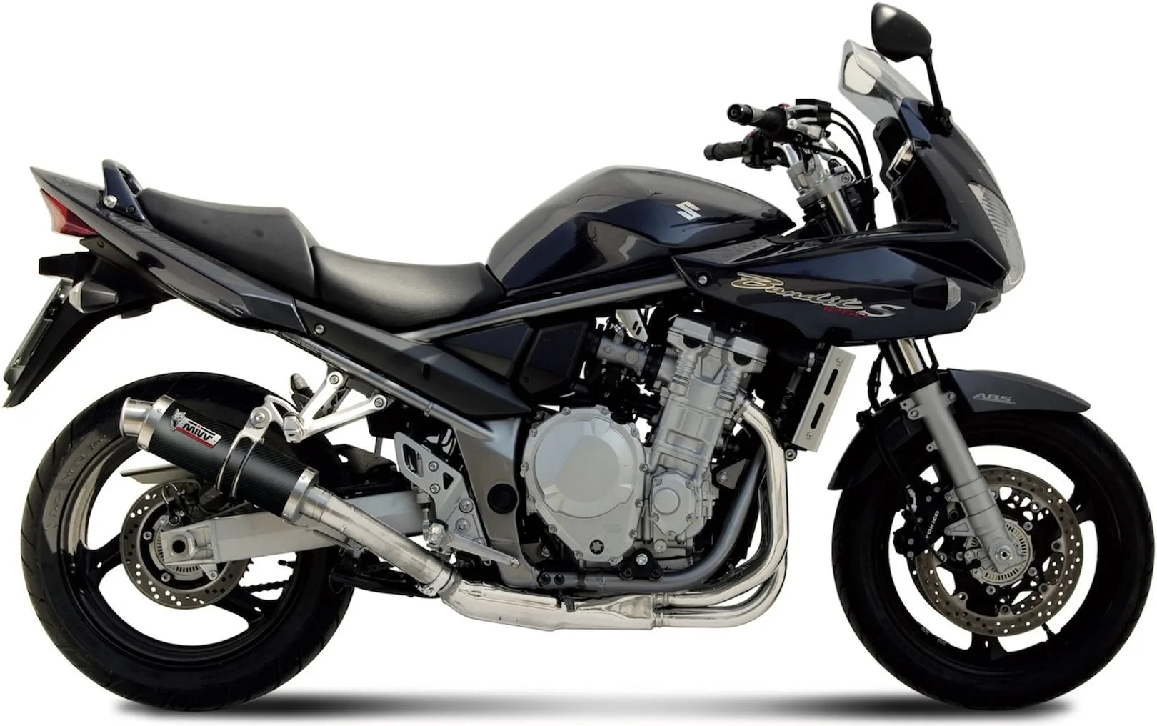 Système D'Échappement Homologué Au Niveau Sonore Gp Carbon - Mivv Compatible Avec Suzuki Gsx 1250 Fa (2009-2016)