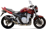 Système D'Échappement Homologué Au Niveau Sonore Suono Acier Noir Carbon - Mivv Compatible Avec Suzuki Gsf 650 Bandit (2007-2015)