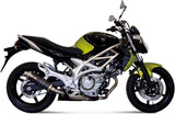 Système D'Échappement Homologué Au Niveau Sonore Gp Carbon - Mivv Compatible Avec Suzuki Gladius (2009-2015)
