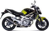 Système D'Échappement Homologué Au Niveau Sonore Oval Carbon Carbon - Mivv Compatible Avec Suzuki Gladius (2009-2015)