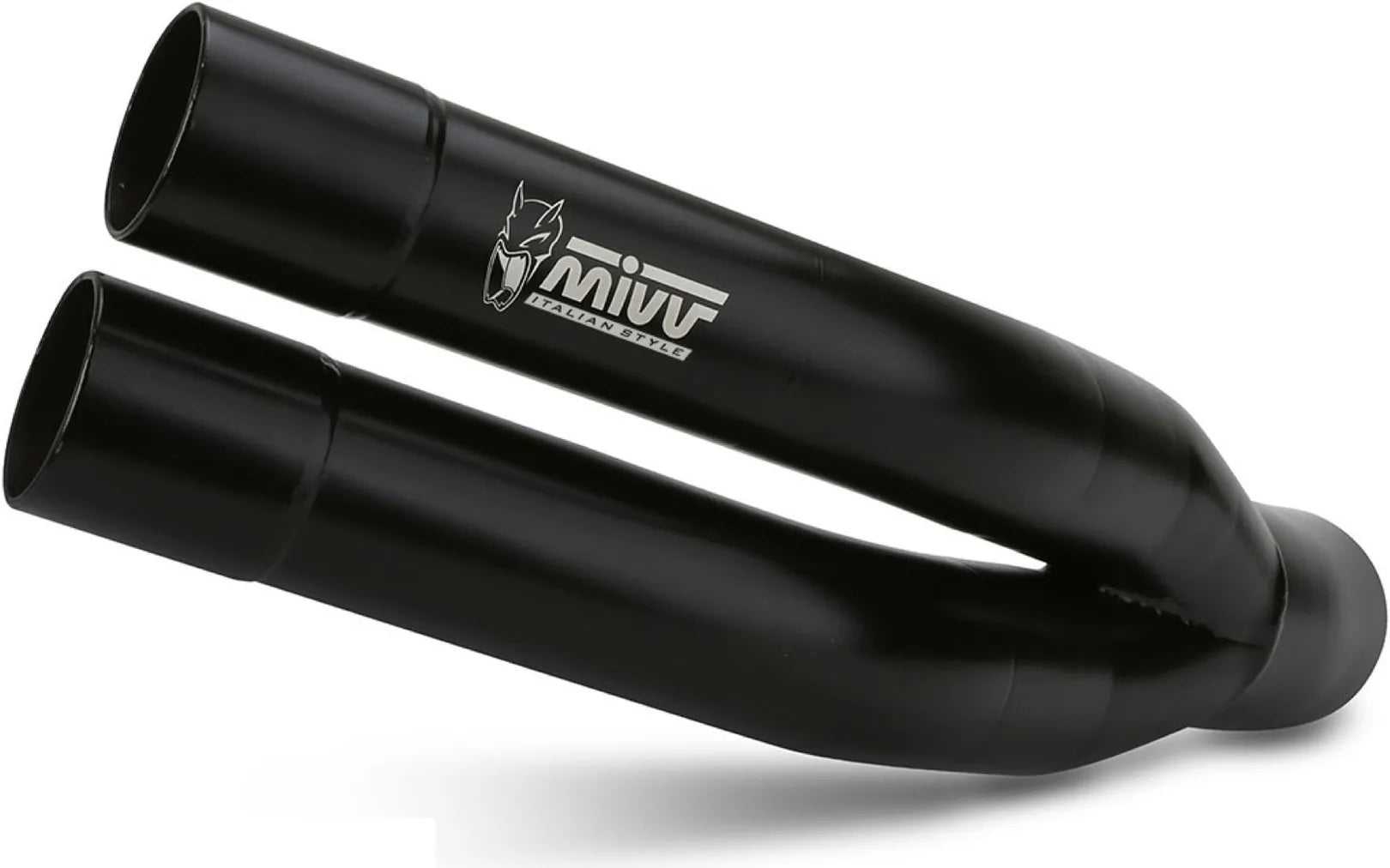 Système D'Échappement Homologué Au Niveau Sonore Double Gun Acier Noir - Mivv Compatible Avec Suzuki Gladius (2009-2015)