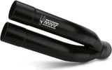 Système D'Échappement Homologué Au Niveau Sonore Double Gun Acier Noir - Mivv Compatible Avec Suzuki Gladius (2009-2015)