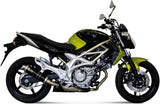 Système D'Échappement Homologué Au Niveau Sonore Gp Acier Noir - Mivv Compatible Avec Suzuki Gladius (2009-2015)