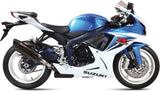 Système D'Échappement Homologué Au Niveau Sonore Suono Acier Noir Carbon - Mivv Compatible Avec Suzuki Gsx-R 750 (2011-2017)