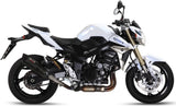 Système D'Échappement Homologué Au Niveau Sonore Suono Acier Noir Carbon - Mivv Compatible Avec Suzuki Gsr 750 (2011-2016)