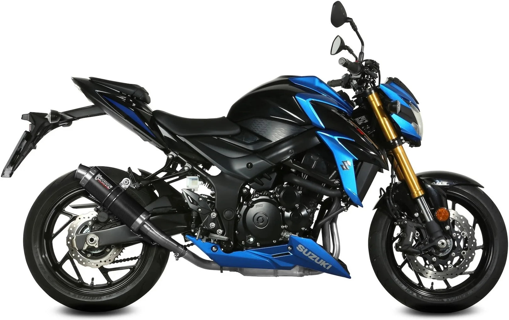 Système D'Échappement Homologué Au Niveau Sonore Gp Carbon - Mivv Compatible Avec Suzuki Gsx-S 750 (2017-2020)